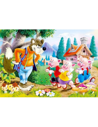 Cei 3 Purcelusi, Puzzle Castorland, 60 Piese,Uniq6519