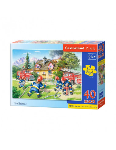 Pompieri, Puzzle Castorland Maxi, 40 Piese,Uniq040025
