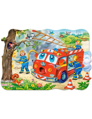 Pompieri, Puzzle Castorland Maxi, 20 Piese,Uniq02146