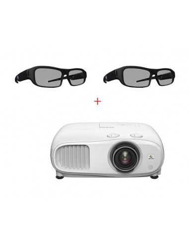 Pachet HomeCinema cu EPSON EH-TW7000, 4K PRO-UHD si 2 perechi