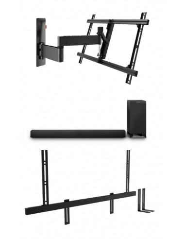 Pachet soundbar cu Suport TV W53080, Suport Soundbar Vogel's