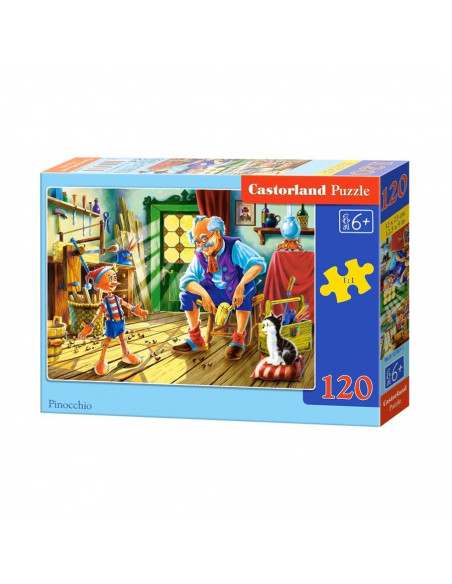 Pinocchio, Puzzle Castorland, 120 Piese,Uniq12787