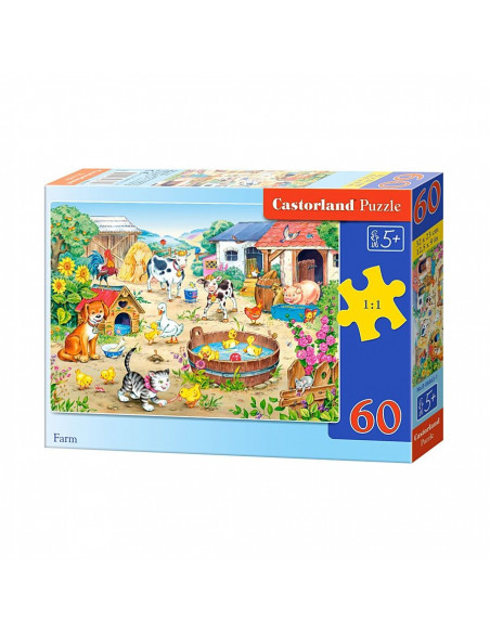Ferma, Puzzle Castorland, 60 Piese,Uniq6663