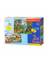Savanna And Jungle, Puzzle Castorland 2 In 1 - 70, 120
