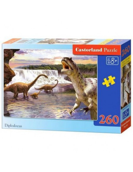 Diplodocus, Puzzle Castorland, 260 Piese,Uniq26999