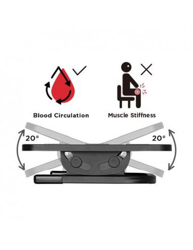 Suport picioare birou ergonomic, Blackmount FR-09, suprafata