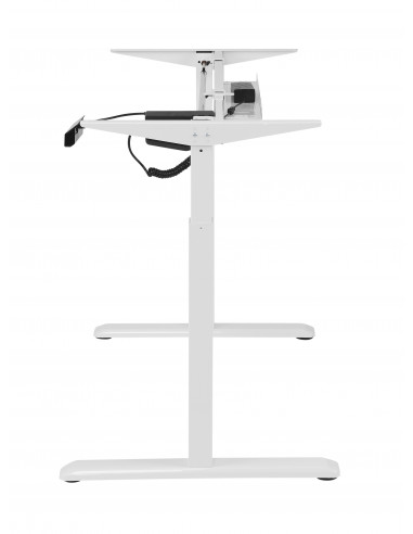Cadru birou electric Sit-Stand, Blackmount ST1, ALB, Single
