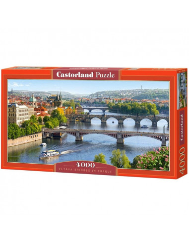 Vltava Bridges In Prague, Puzzle Castorland, 4000