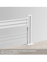Bara orizontala Slatwall BlackMount SW01-4,ACCMAS-MB-SW01-4