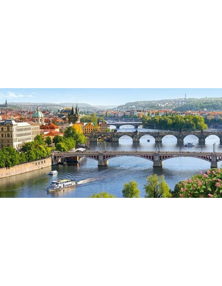 Vltava Bridges In Prague, Puzzle Castorland, 4000