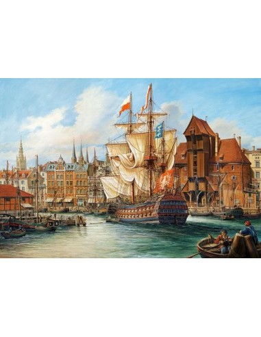 The Old Gdansk Puzzle, Castorland, 1000 Piese,Uniq102914