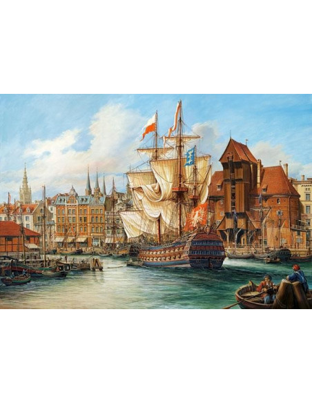 The Old Gdansk Puzzle, Castorland, 1000 Piese,Uniq102914