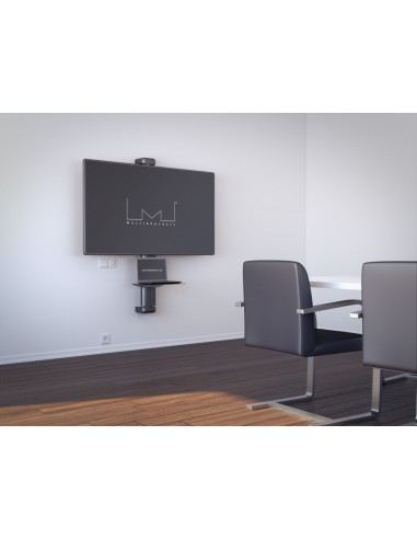 M Public Display Codec Shelf Black Multibrackets