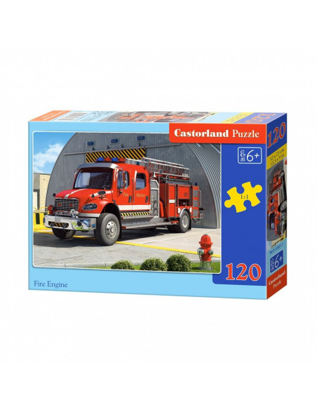 Fire Engine, Puzzle Castorland, 120 Piese,Uniq12831