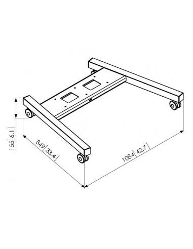 Baza stand Vogel`s PFT8530, negru,ACCLCD-VG-PFT8530BK