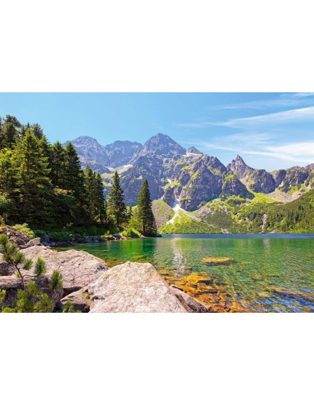 Morskie Oko Lake, Tatras, Poland, Puzzle Castorland, 1000