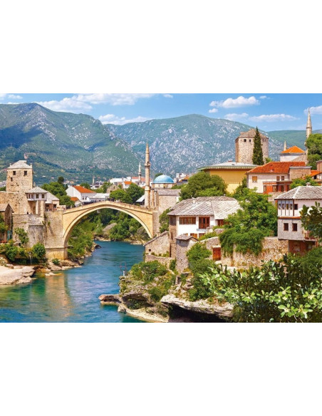 Mostar, Bosnia And Herzegovina, Puzzle Castorland, 1000