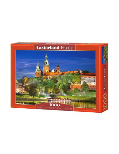 Castelul Wawel Noaptea, Polonia, Puzzle Castorland, 1000