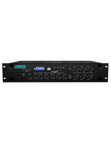 Amplificator 350W cu mixer DSPPA MP1010U, 6 zone, USB/SD/Tuner