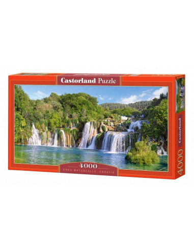 Cascada Krka Croatia, Puzzle Castorland, 4000 Piese,Uniq400133