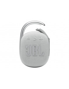 Boxa portabila JBL Clip 4, Bluetooth, IP67, 10H, Alb,JBLCLIP4WHT