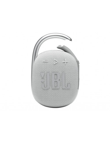 Boxa portabila JBL Clip 4, Bluetooth, IP67, 10H, Alb,JBLCLIP4WHT
