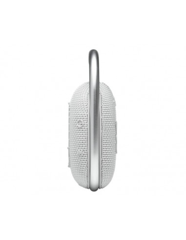 Boxa portabila JBL Clip 4, Bluetooth, IP67, 10H, Alb,JBLCLIP4WHT