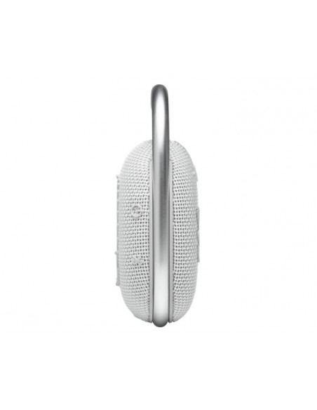 Boxa portabila JBL Clip 4, Bluetooth, IP67, 10H, Alb,JBLCLIP4WHT
