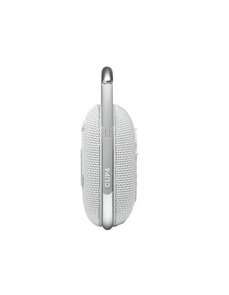 Boxa portabila JBL Clip 4, Bluetooth, IP67, 10H, Alb,JBLCLIP4WHT