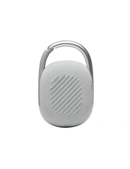 Boxa portabila JBL Clip 4, Bluetooth, IP67, 10H, Alb,JBLCLIP4WHT