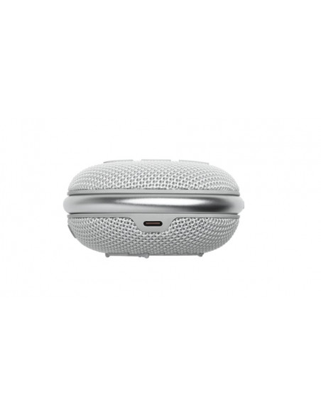 Boxa portabila JBL Clip 4, Bluetooth, IP67, 10H, Alb,JBLCLIP4WHT