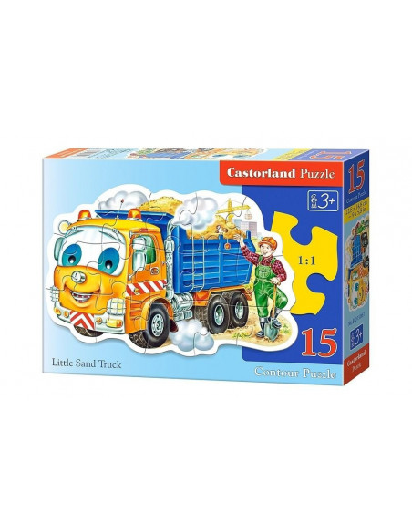 Camion De Nisip, Puzzle Castorland, 15 Piese,Uniq15061