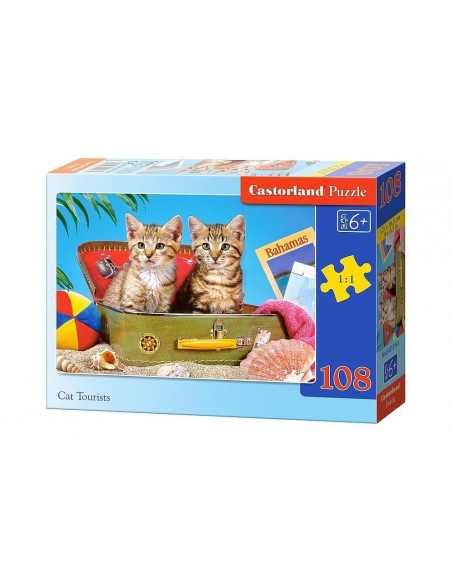 Turisti, Puzzle Castorland, 108 Piese,Uniq10141