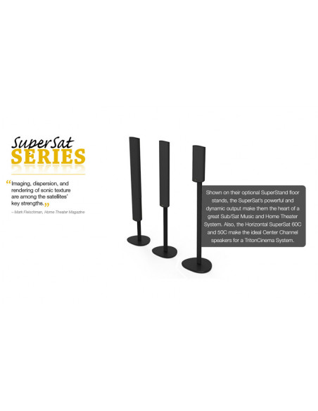 Boxa satelit de perete GOLDENEAR SUPERSAT 60, compatibil Dolby