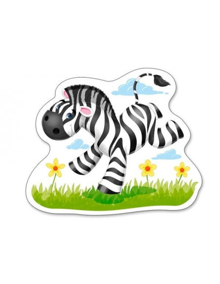 Animale Din Africa, Puzzle Castorland 4 In 1 - 3, 4, 6, 9