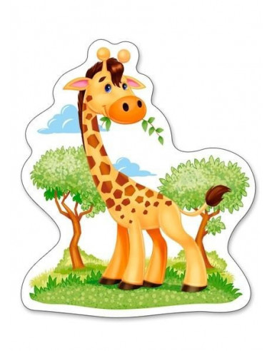 Animale Din Africa, Puzzle Castorland 4 In 1 - 3, 4, 6, 9