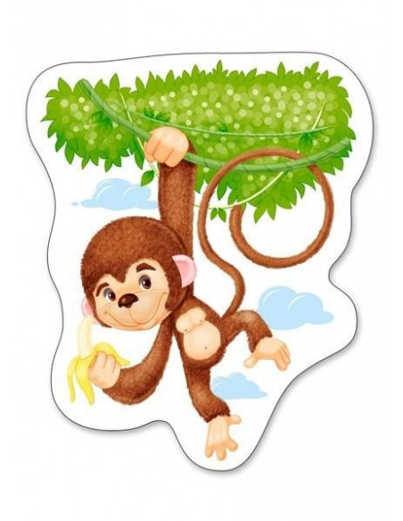 Animale Din Africa, Puzzle Castorland 4 In 1 - 3, 4, 6, 9