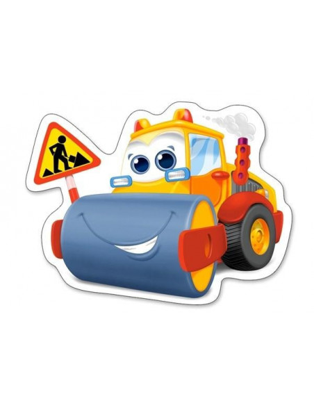 Funny Building Machines, Puzzle Castorland 4 In 1 - 3, 4, 6, 9