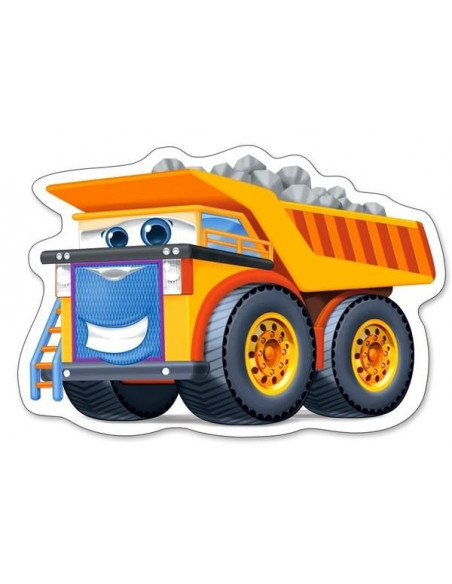 Funny Building Machines, Puzzle Castorland 4 In 1 - 3, 4, 6, 9