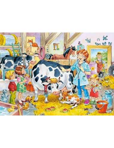 Animal Doctor, Puzzle Castorland 2 In 1 - 70, 120