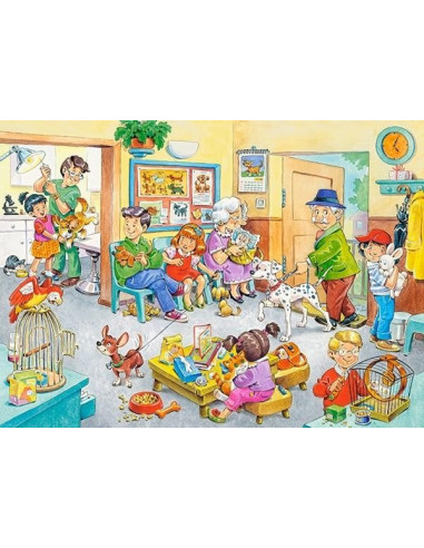 Animal Doctor, Puzzle Castorland 2 In 1 - 70, 120