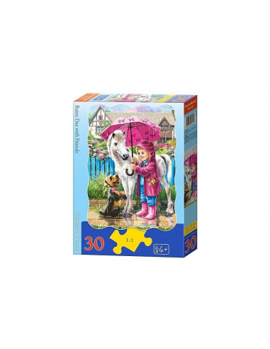 Rainy Days With Friends, Puzzle Castorland, 30 Piese,Uniq3426