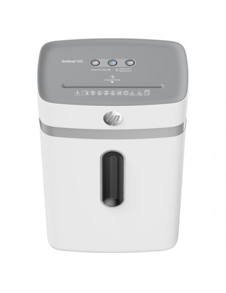 HP-2802,Distrugator de documente HP OneShred 12CC - 12 coli, cross cut (4 x 35mm), nivel securitate 4