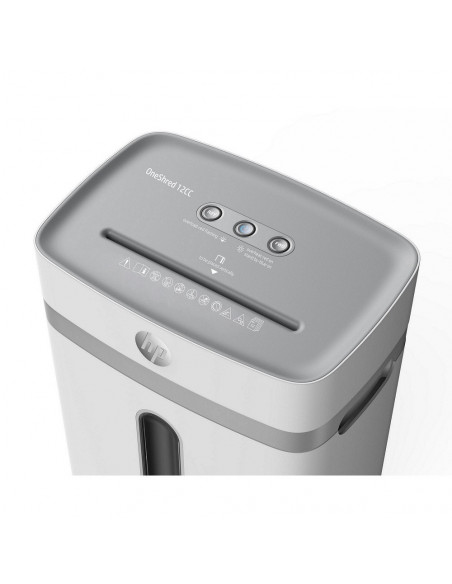 HP-2802,Distrugator de documente HP OneShred 12CC - 12 coli, cross cut (4 x 35mm), nivel securitate 4