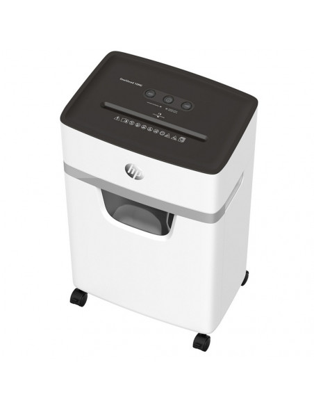 HP-2804,Distrugator de documente HP OneShred 10MC - 10 coli, micro cut (2 x 15mm), nivel securitate 5