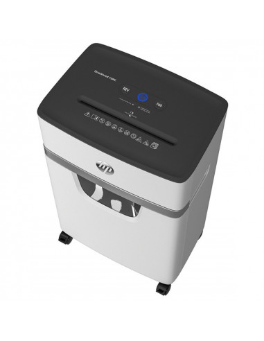 HP-2804,Distrugator de documente HP OneShred 10MC - 10 coli, micro cut (2 x 15mm), nivel securitate 5