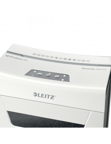 Distrugator documente manual LEITZ IQ Protect 6X, P4, cross-cut