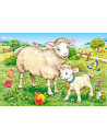 Animal Moms And Babies, Puzzle Castorland 4 In 1 - 8, 12, 15
