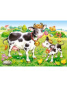 Animal Moms And Babies, Puzzle Castorland 4 In 1 - 8, 12, 15