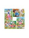 Alba Ca Zapada Si Cei 7 Pitici, Puzzle Castorland 4 In 1 - 8